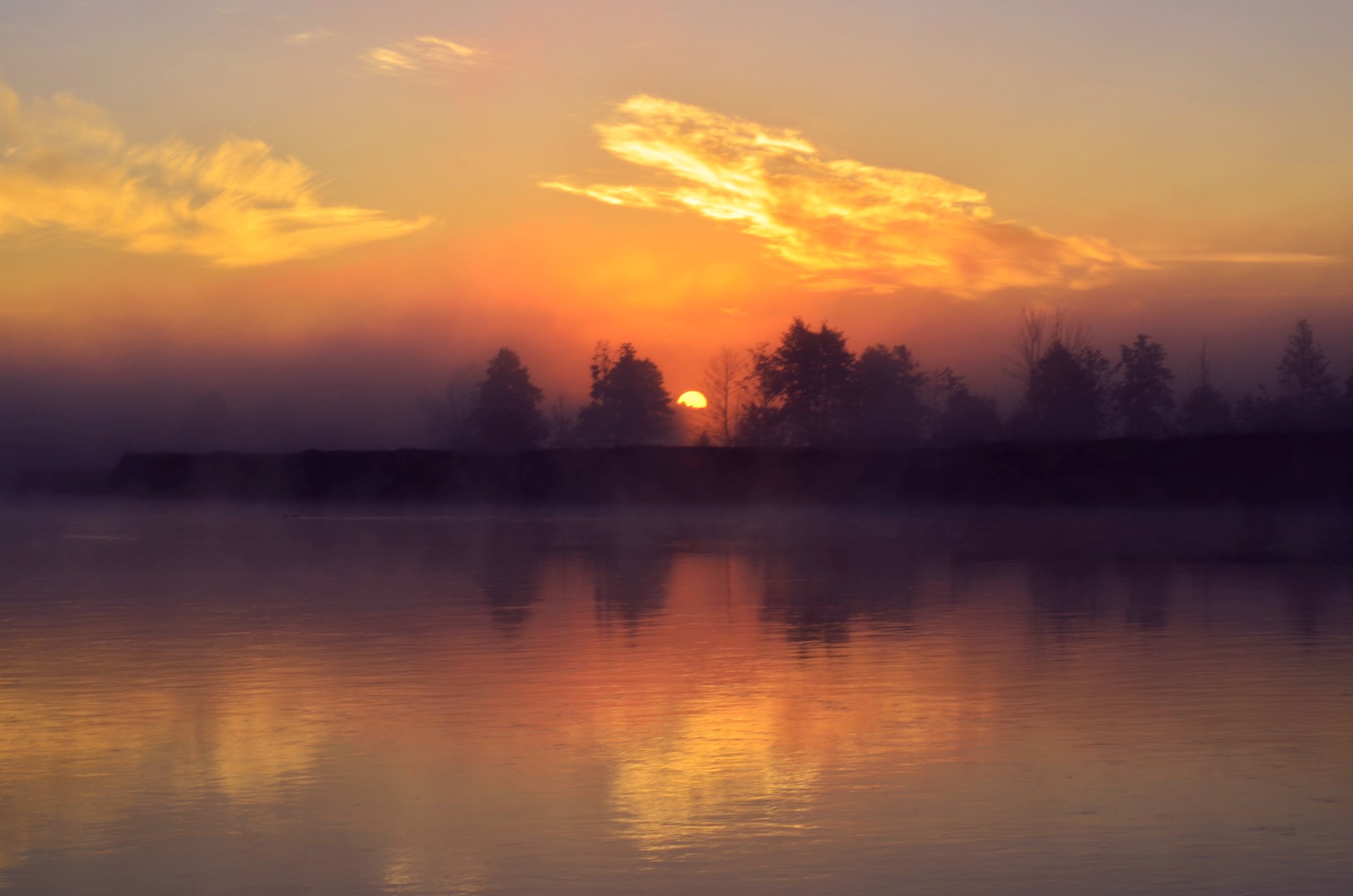 Rzeka Bug wschód słońca świtfree photo darmowe zdjęcie