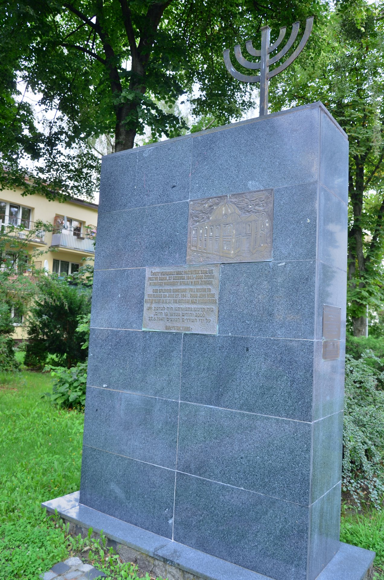 Białystok pomnik Żyd Żydzi religia judaizm