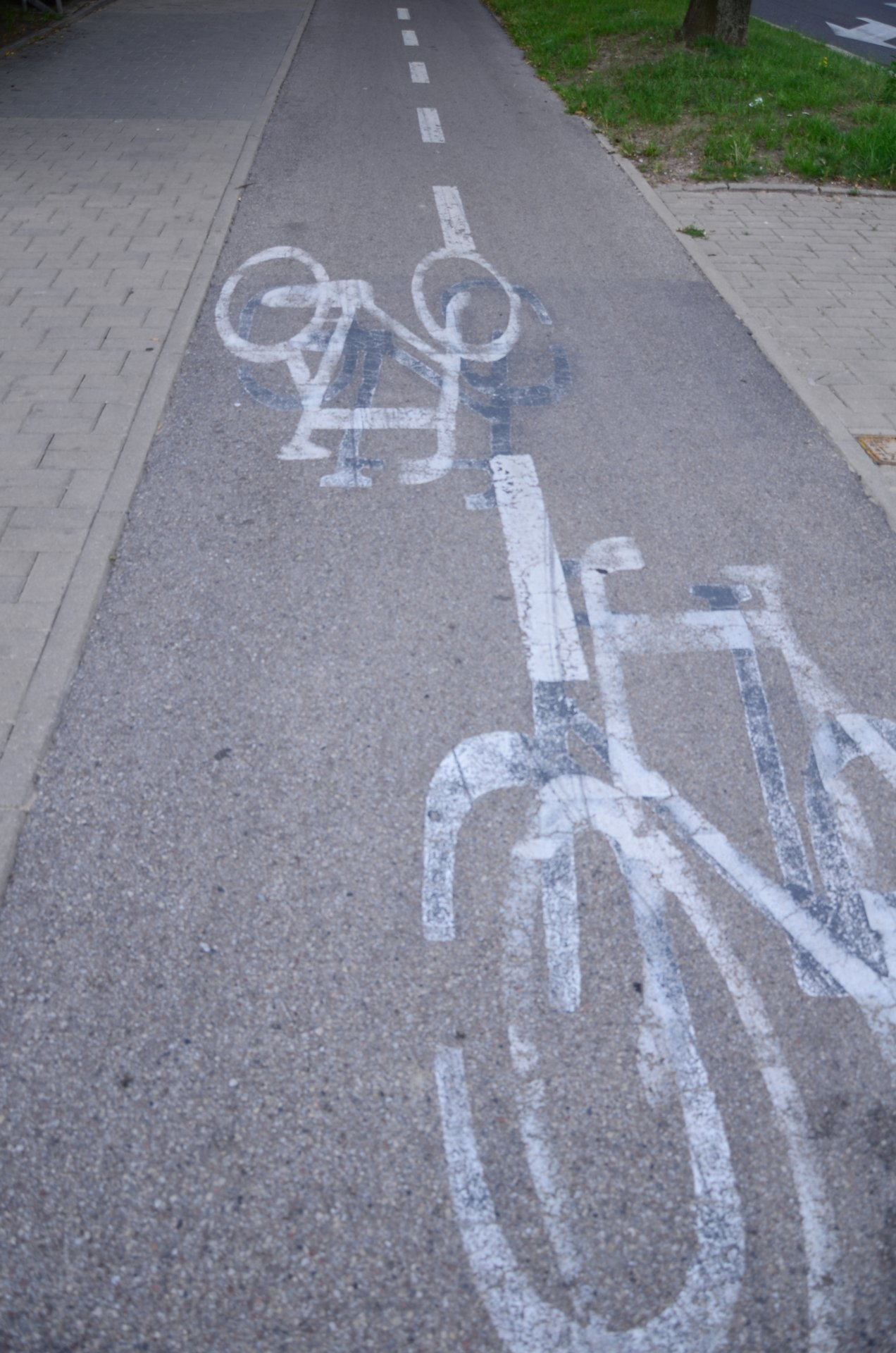 Białystok Grochowa ścieżka rowerowa droga dla rowerów DDR