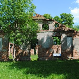 To był kiedyś piękny pałac. Dziś pozostały tylko ruiny.