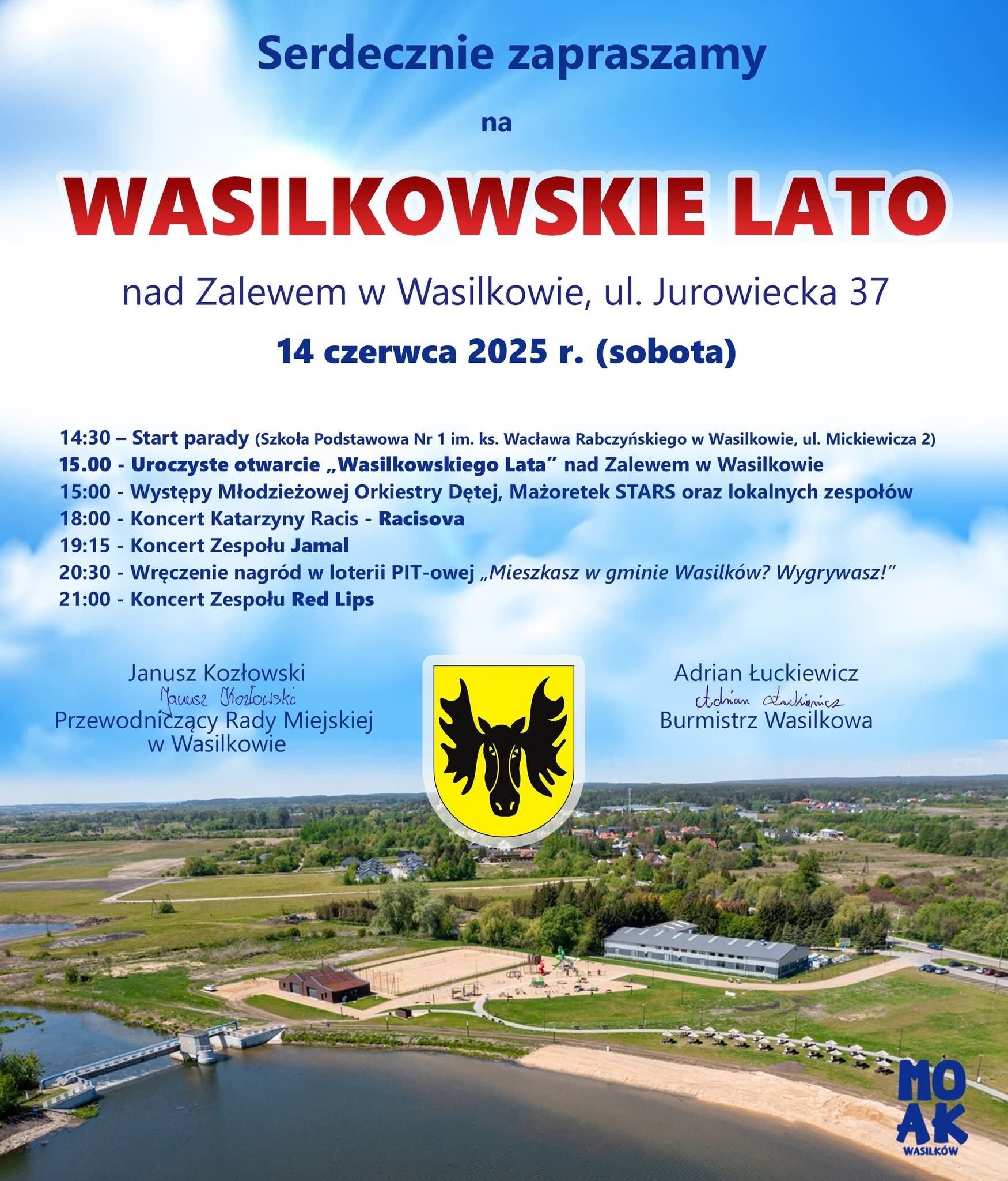 Wielkie otwarcie plaży nad zalewem w Wasilkowie