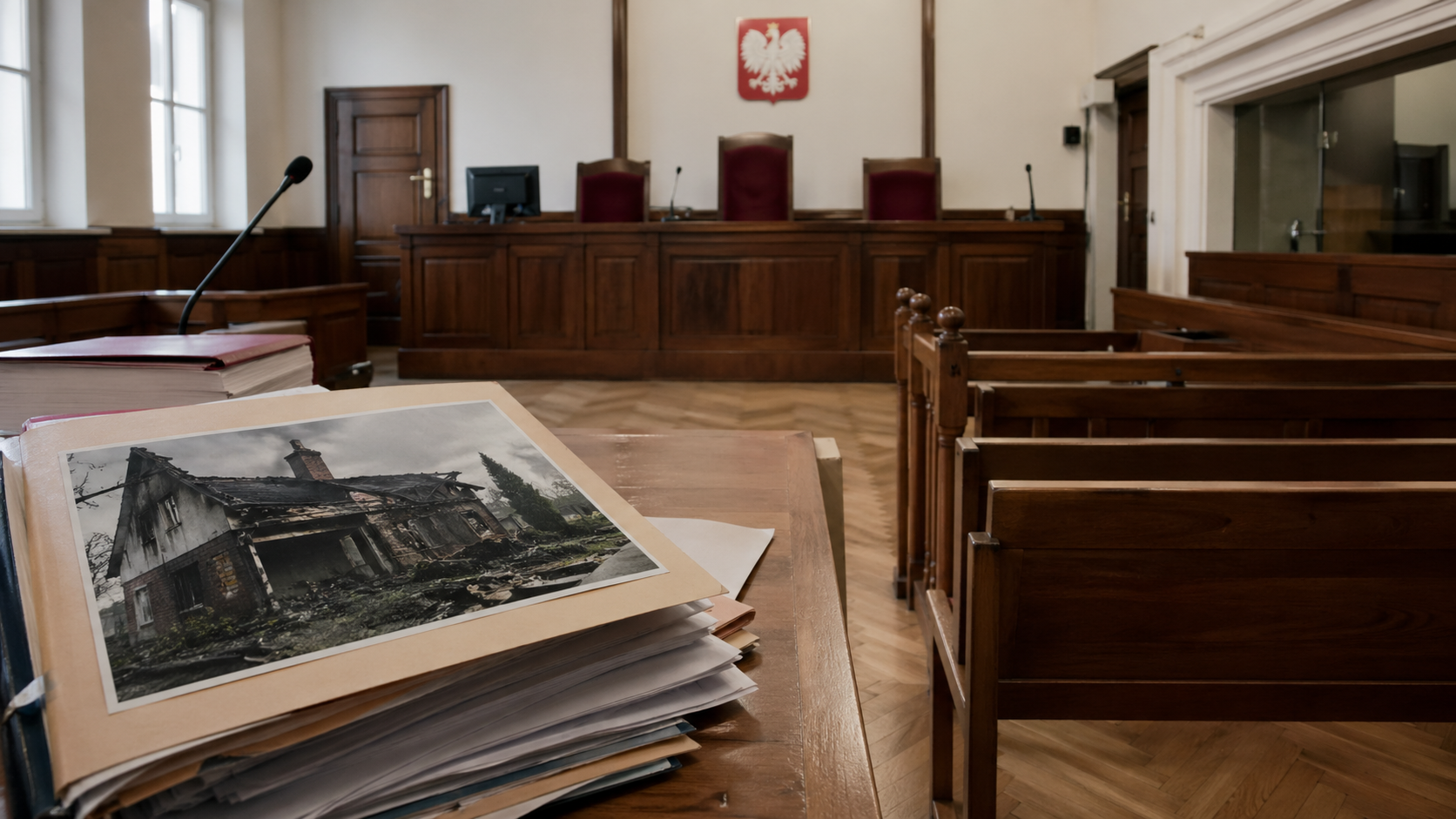 25,5 roku więzienia za podpalenie domu z ojcem w środku. Wyrok jest prawomocny