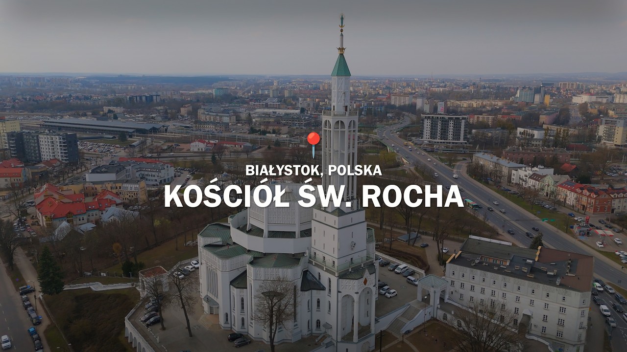 Białystok z góry. Punkt widokowy na wieży św. Rocha już dostępny.