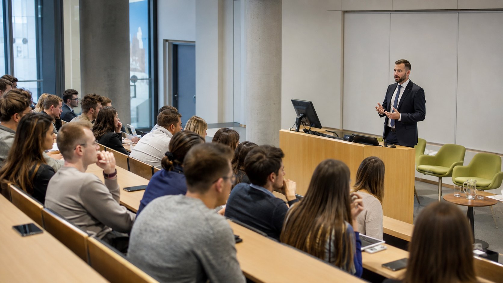 Białystok. Podlaska KAS spotkała się ze studentami UwB