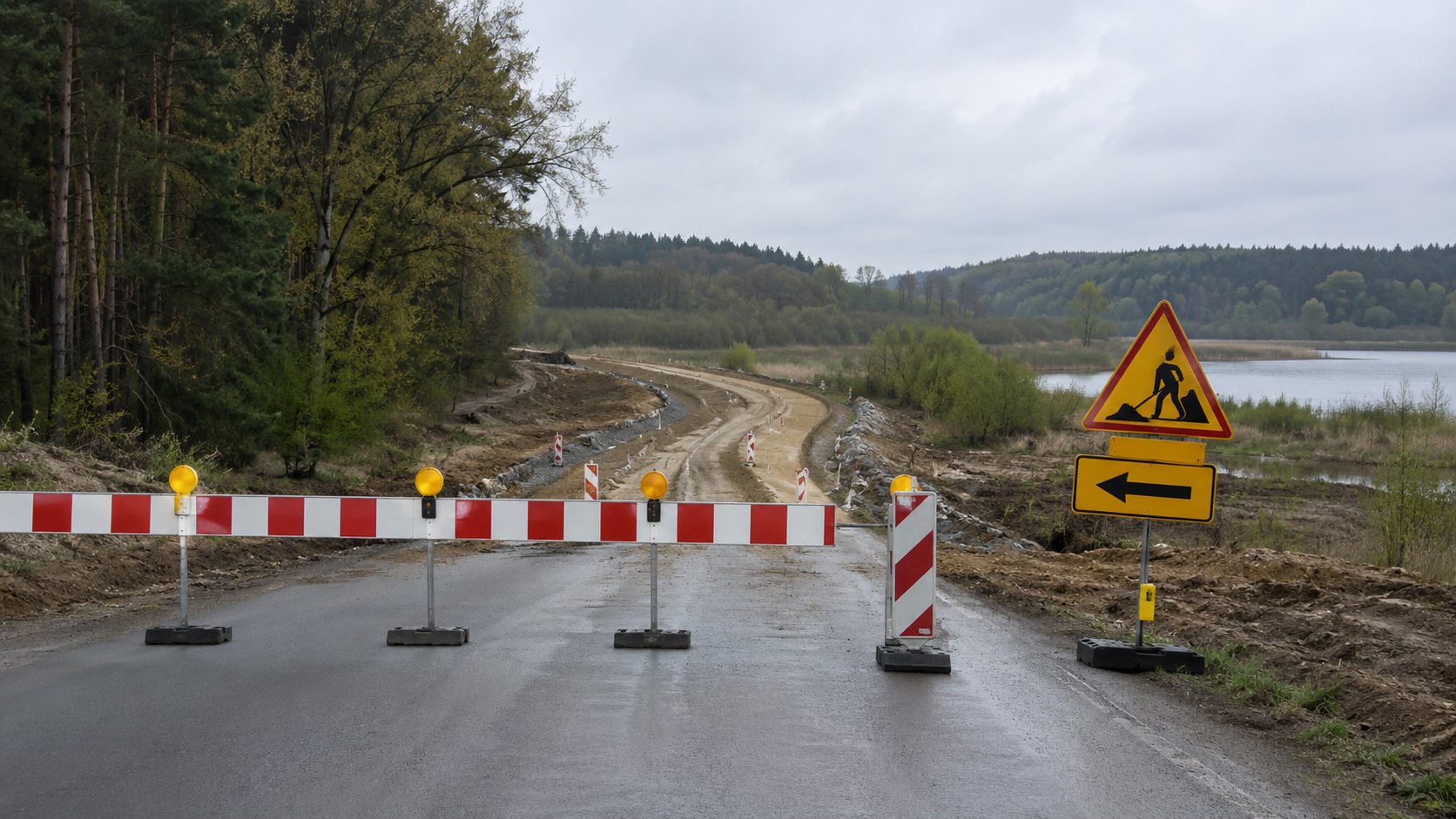 Podlaskie. Prace przy drodze wojewódzkiej 687 czasowo wstrzymane