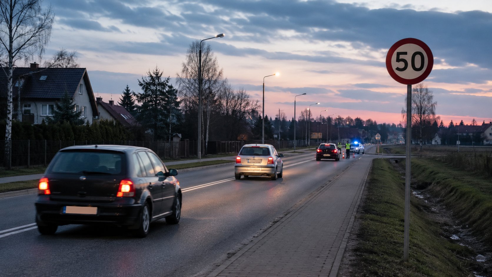 Powiat kolneński. Trzech kierowców straciło prawa jazdy za nadmierną prędkość
