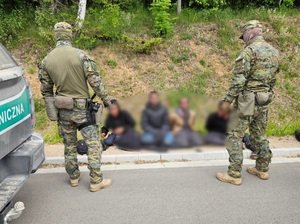 Wiżajny. Straż Graniczna zatrzymała cztery osoby przy granicy z Litwą