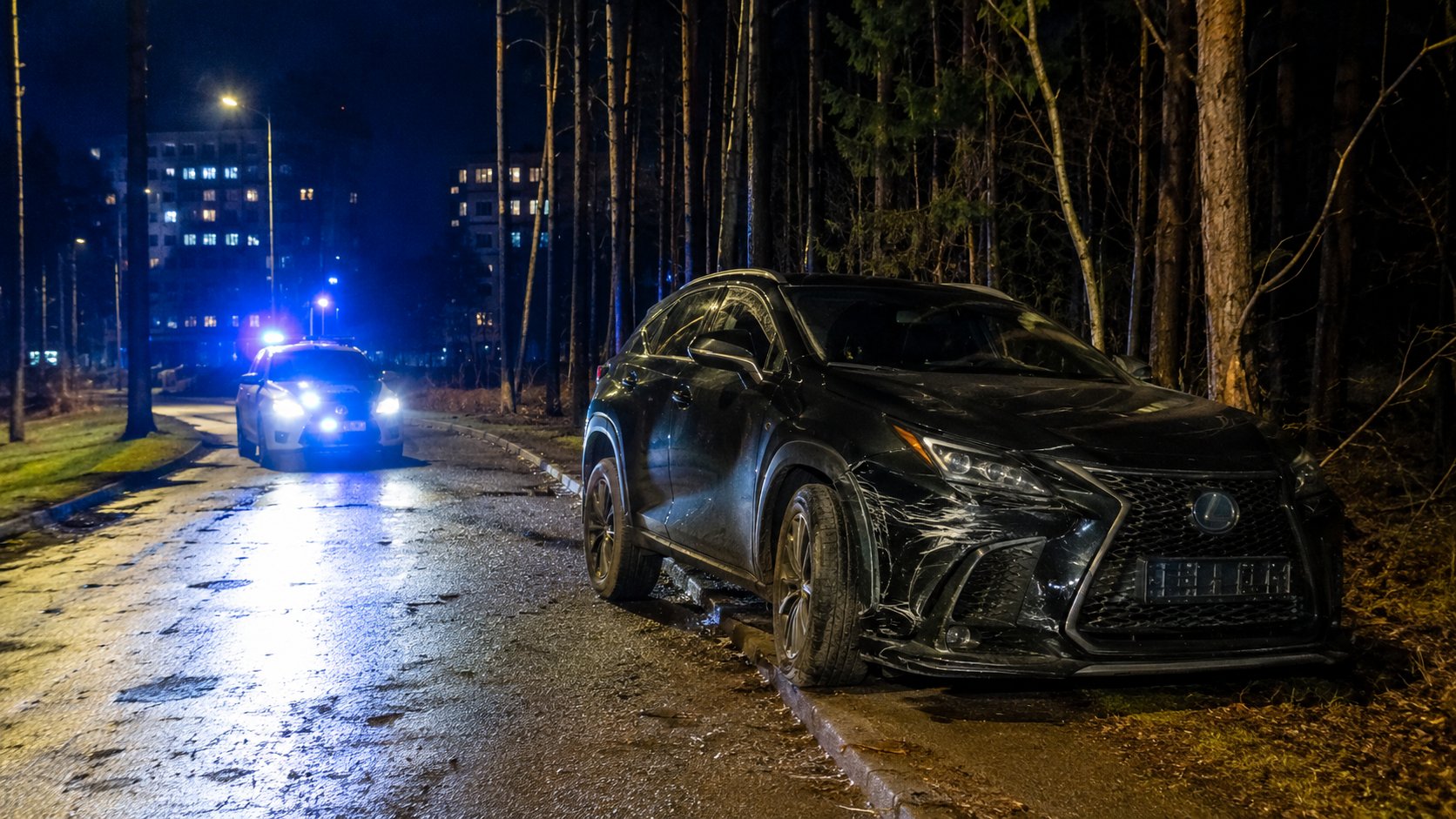 Białystok. 27-latek zatrzymany po pościgu za skradzionym lexusem