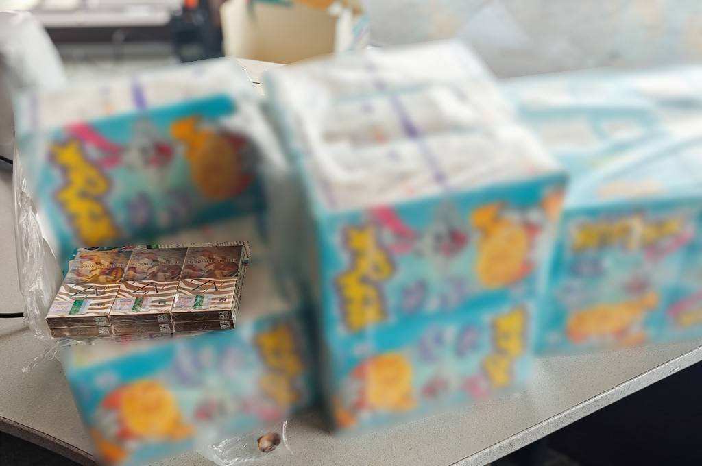 Kuźnica: 554 paczki papierosów ukrył w pudełkach po chrupkach