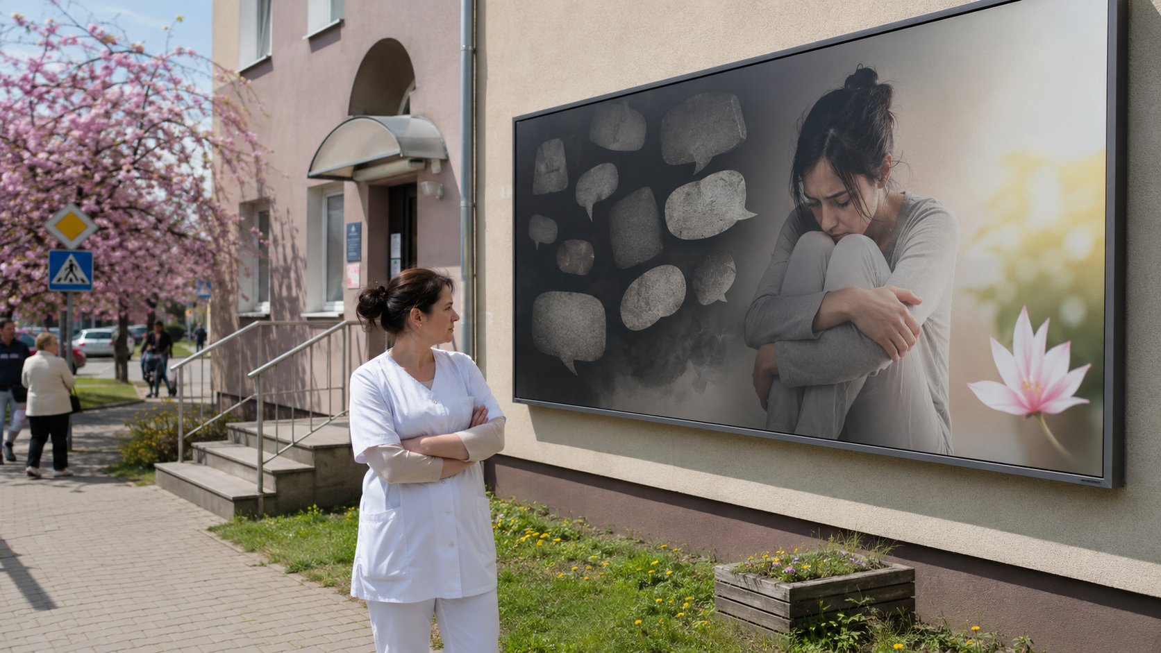 Łomża. Położna ruszyła z akcją przeciw hejtowi, plakat ma trafić do szkół