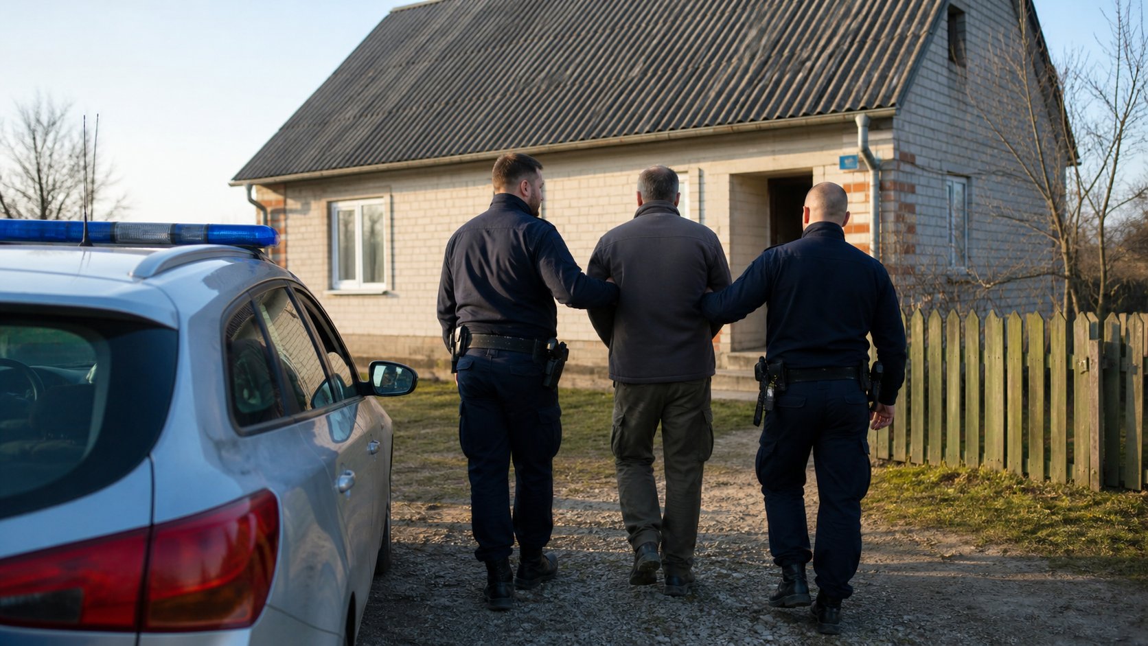Łomża: poszukiwany 40-latek zatrzymany po próbie ukrycia się przed policją