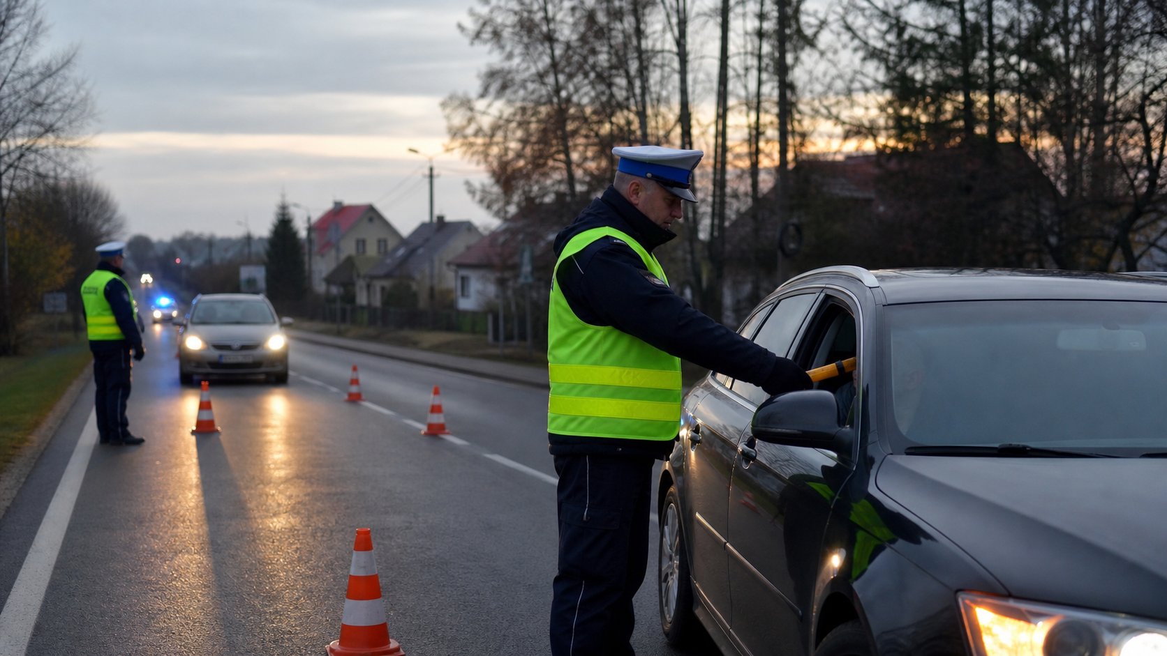 Podlaskie: 10 pijanych kierowców zatrzymanych rano, rekordzista w Małym Płocku