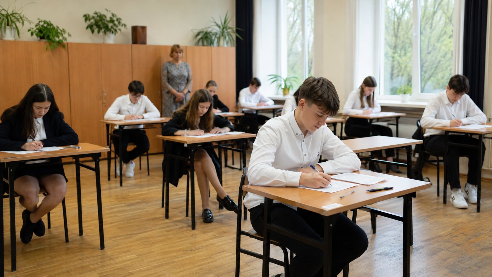 Podlaskie. Ruszył egzamin ósmoklasisty, wyniki będą 3 lipca
