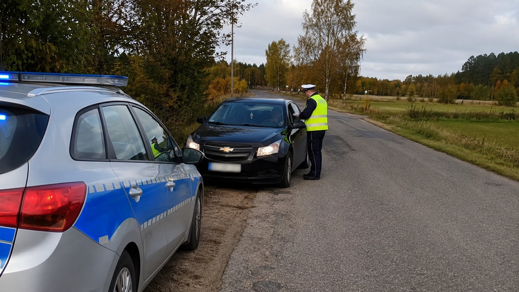 Powiat suwalski. Kierowca zatrzymany po zgłoszeniu z Krajowej Mapy Zagrożeń Bezpieczeństwa
