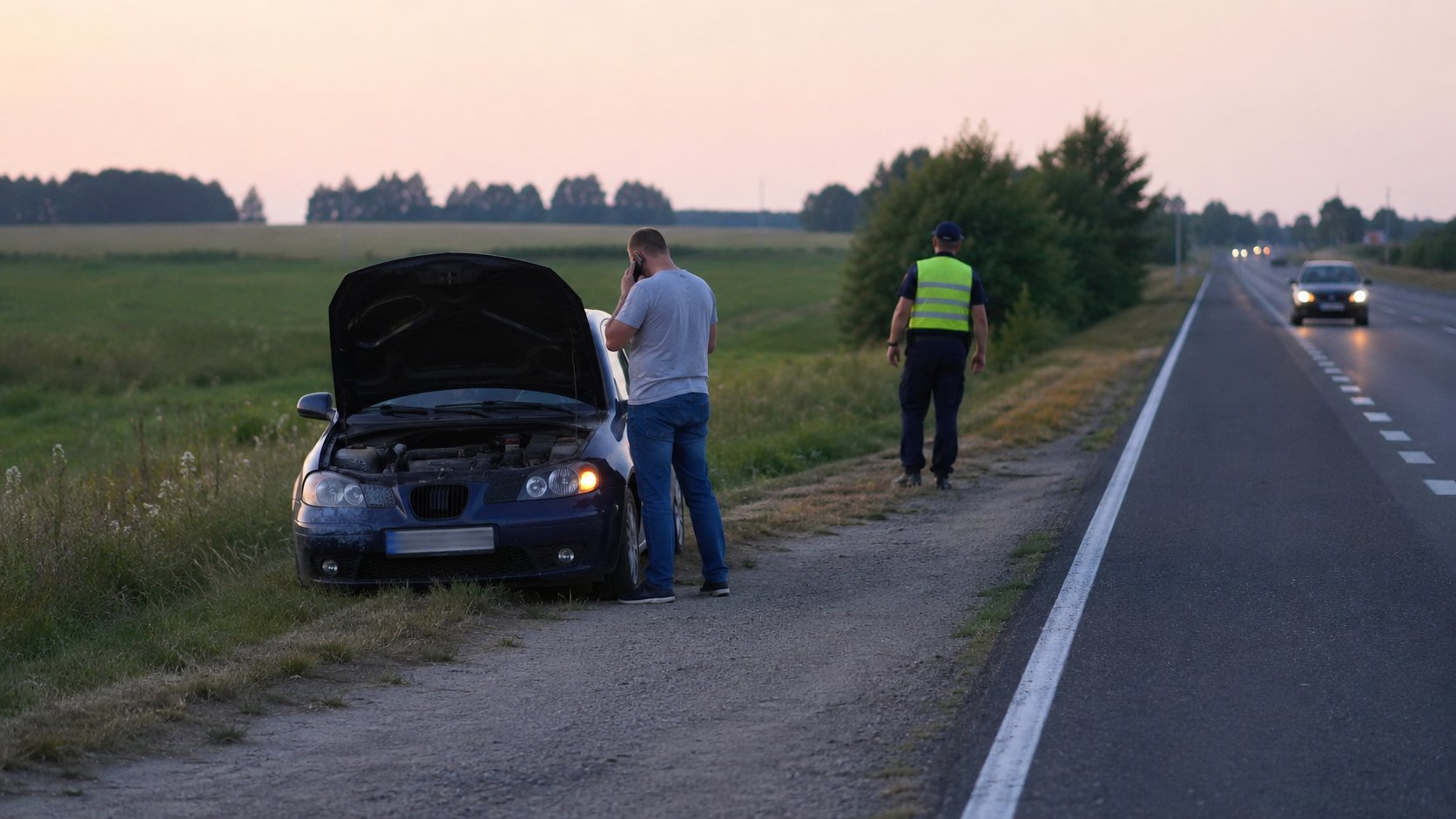 Powiat zambrowski. Obywatelskie zatrzymanie pijanego kierowcy