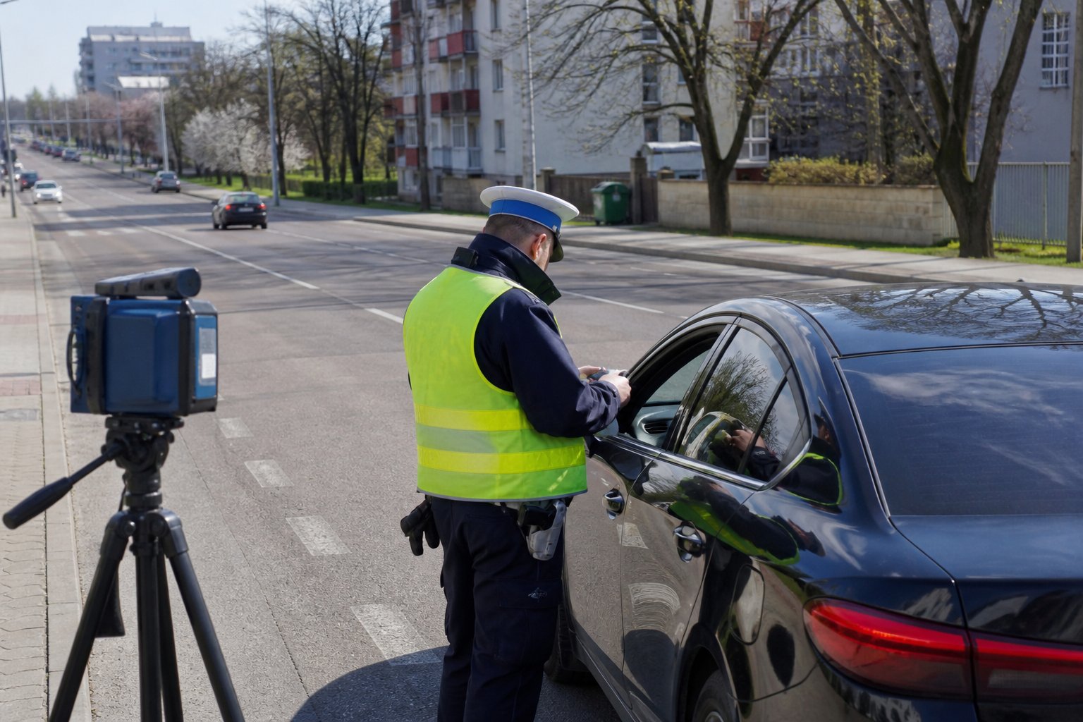 Suwałki: 21-latek stracił prawo jazdy po jeździe 131 km/h na ul. Raczkowskiej