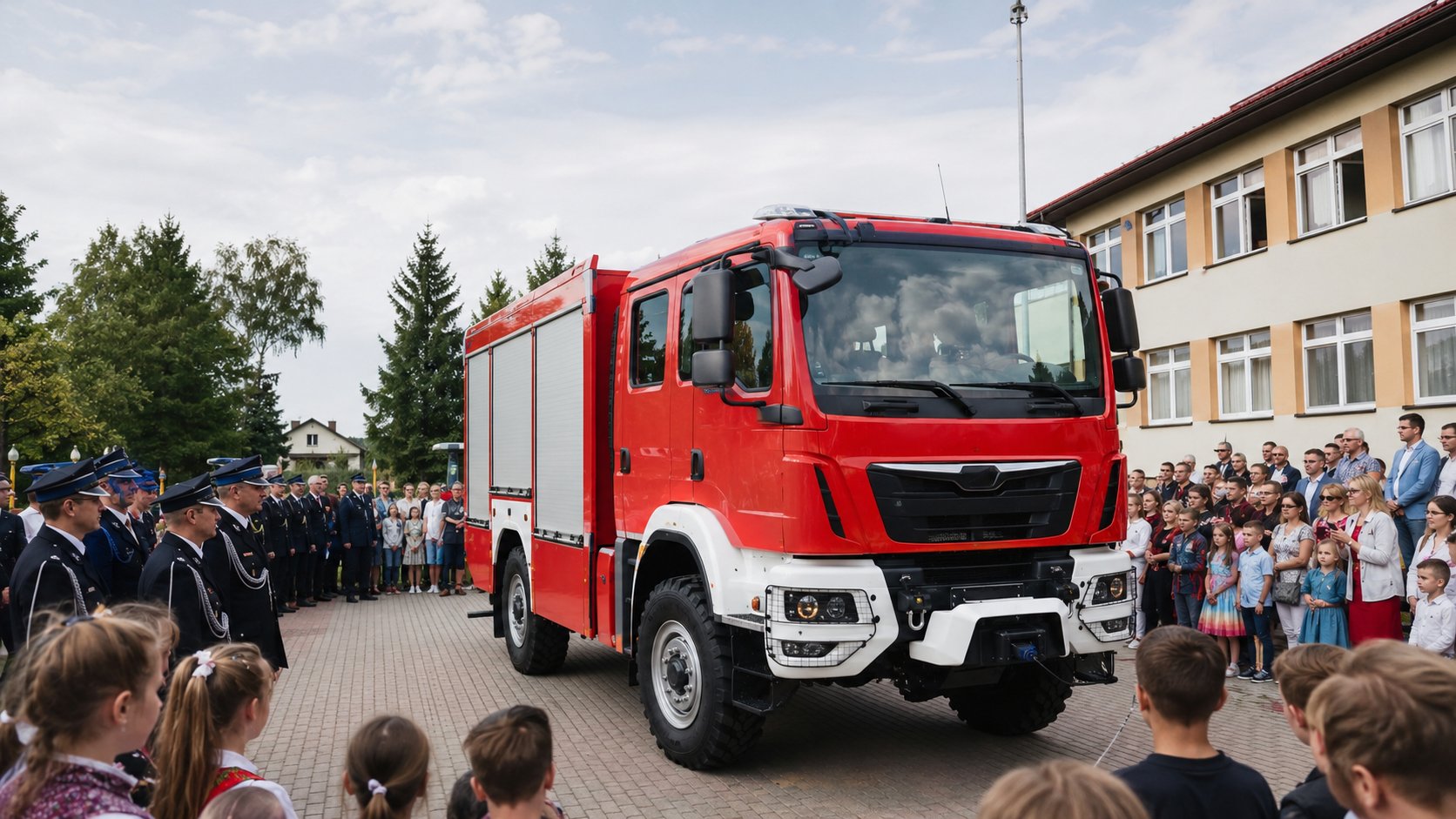 Zbójna. Nowy MAN 4×4 oficjalnie trafił do strażaków OSP