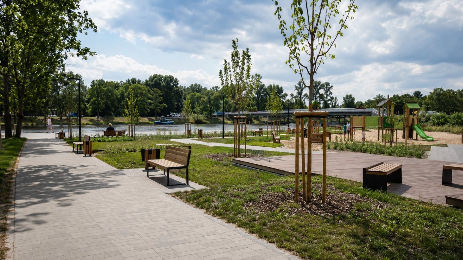 Augustów. Błonia nad Nettą po zmianach za około 2 mln zł