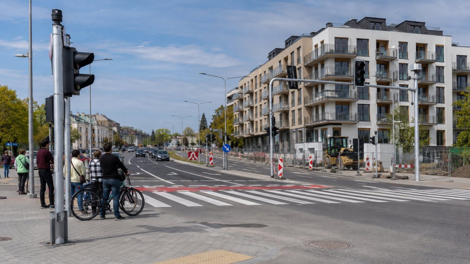 Białystok. Będą dodatkowe światła na alei Piłsudskiego