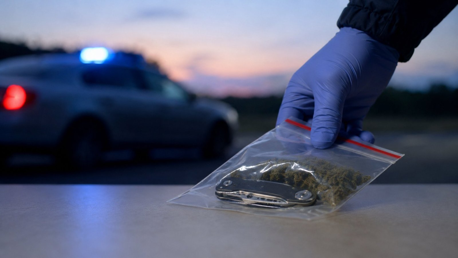 Białystok. Groził nożem policjantowi po służbie