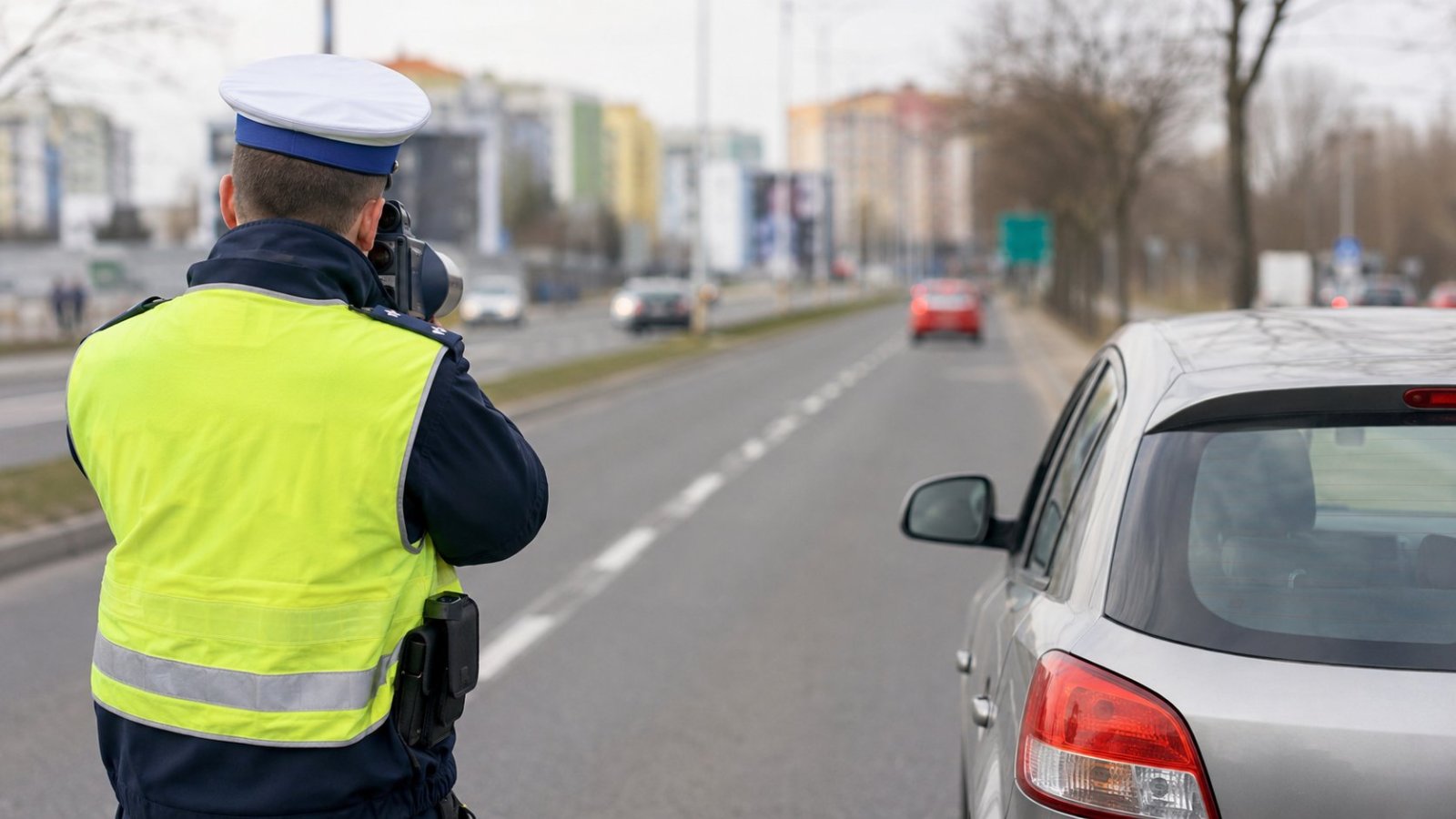 Białystok. Kierowca stracił prawo jazdy na ul. Dywizjonu 303
