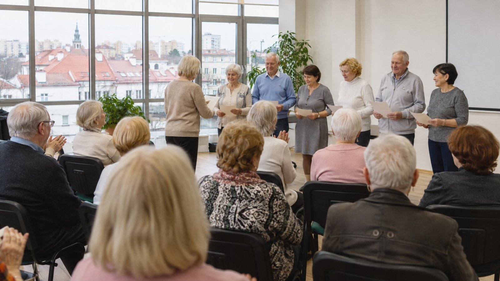Białystok. Seniorzy odebrali dyplomy po zajęciach zdrowotnych