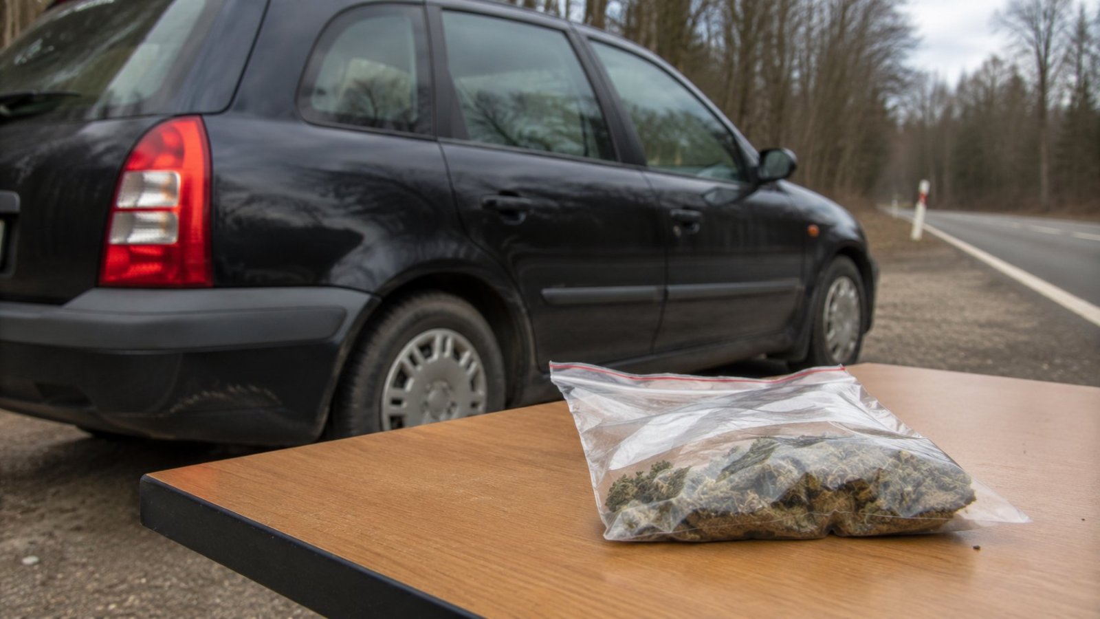Kolno. 37-latek zatrzymany po kontroli drogowej z marihuaną