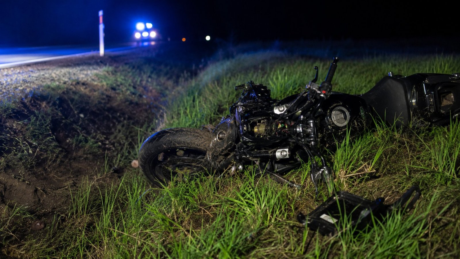 Powiat białostocki. 10-latek trafił do szpitala po jeździe motocyklem