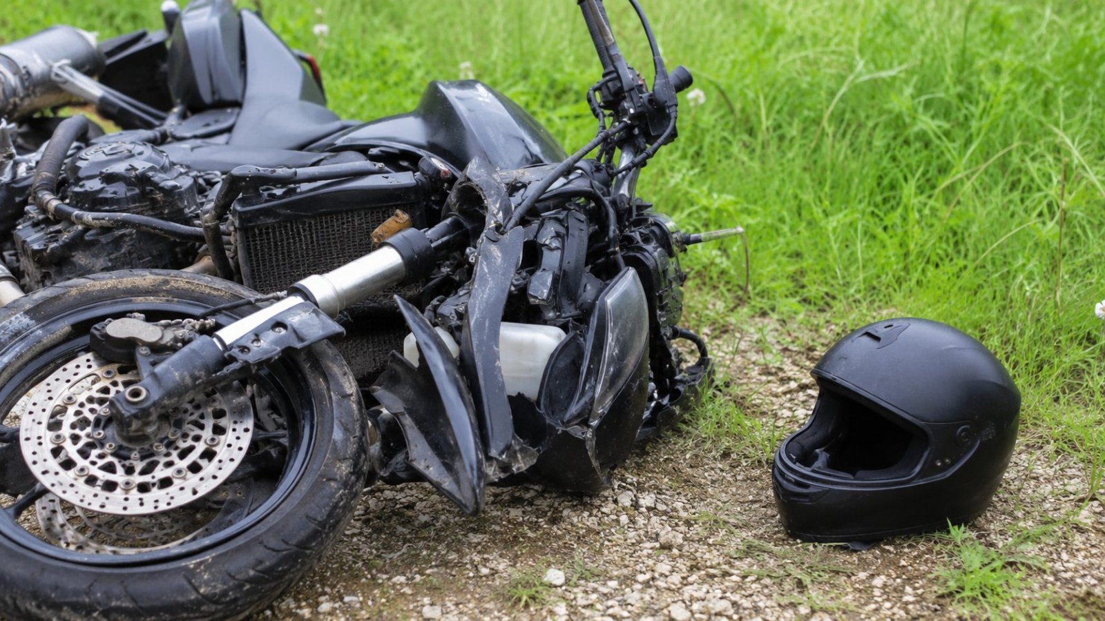 Powiat białostocki. 10-latek trafił do szpitala po przejażdżce motocyklem