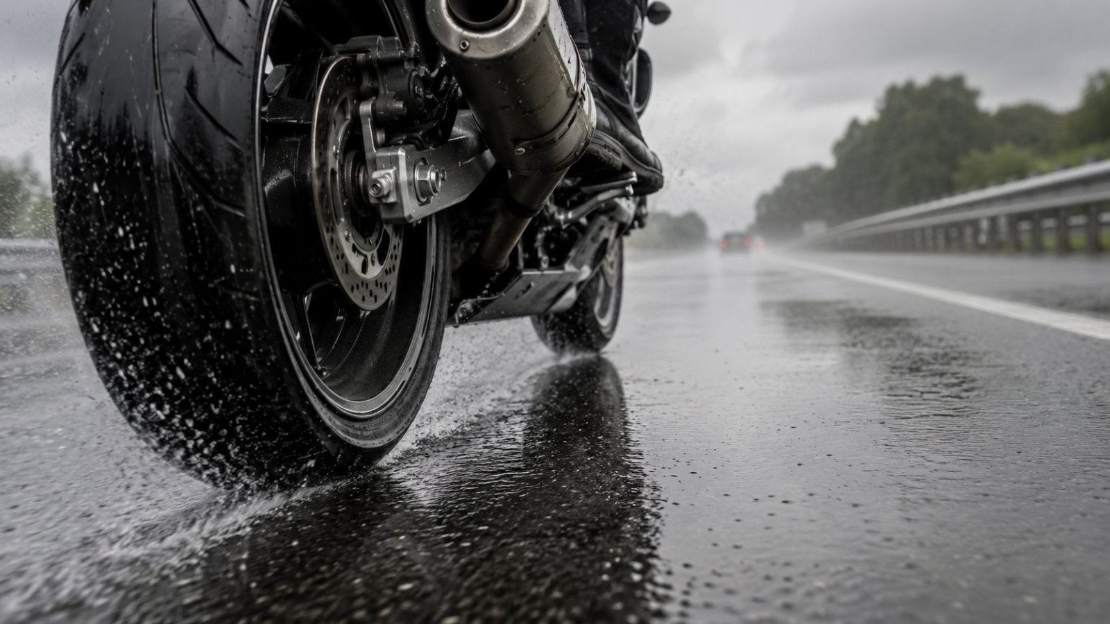 S-61. Motocyklista jechał 151 km/h w ulewie