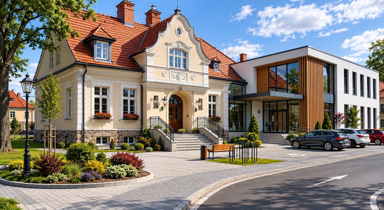 Śniadowo. Urząd gminy po dużej przebudowie