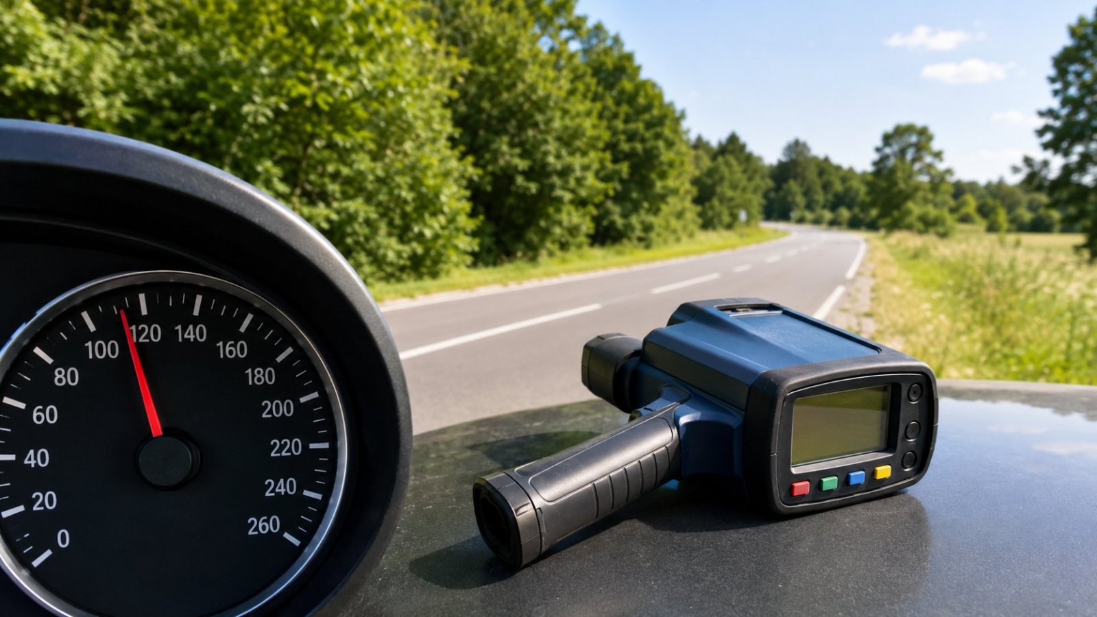 Zambrów. Kierowca mercedesa stracił prawo jazdy za prędkość