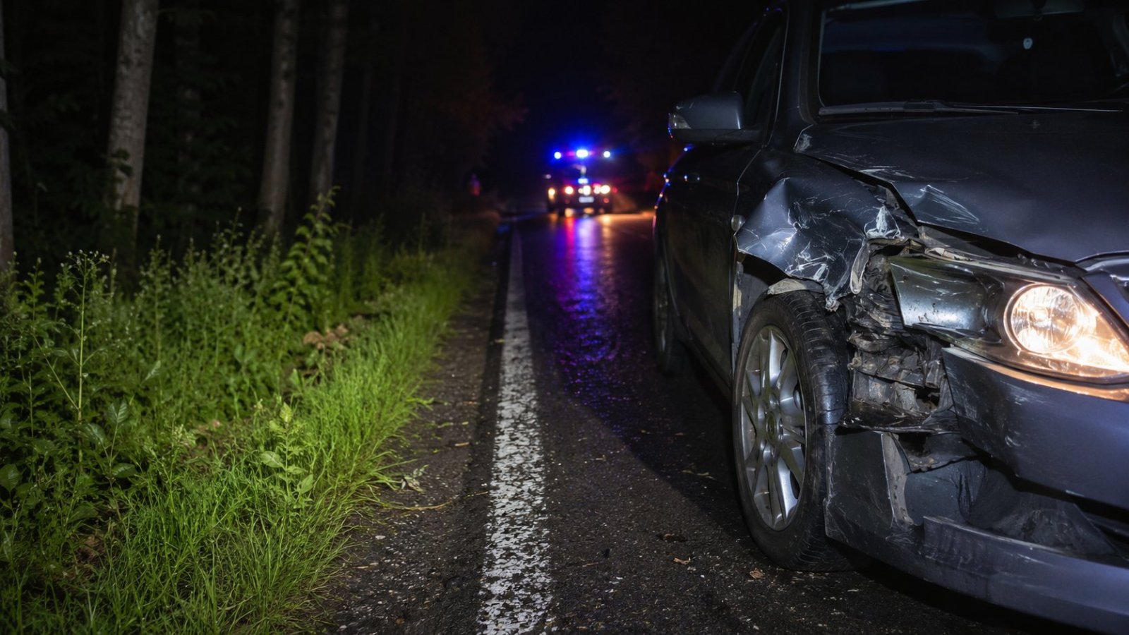 Łomża. Nocne zderzenie samochodu z łosiem na S61