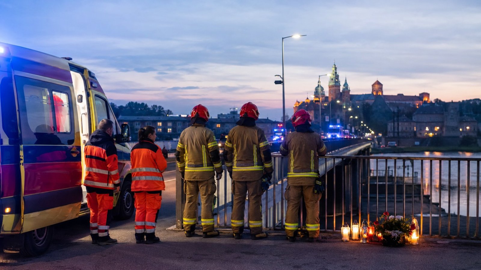 Łomża. Służby uratowały mężczyznę na moście Hubala