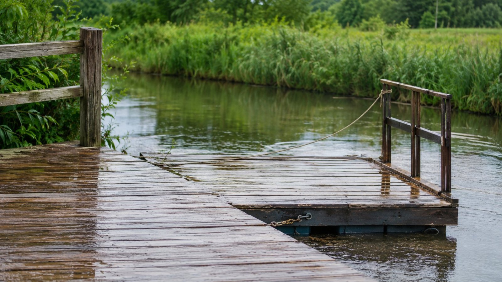Biebrzański Park Narodowy. Przeprawa na szlaku Szuszalewo - Nowy Lipsk znów działa