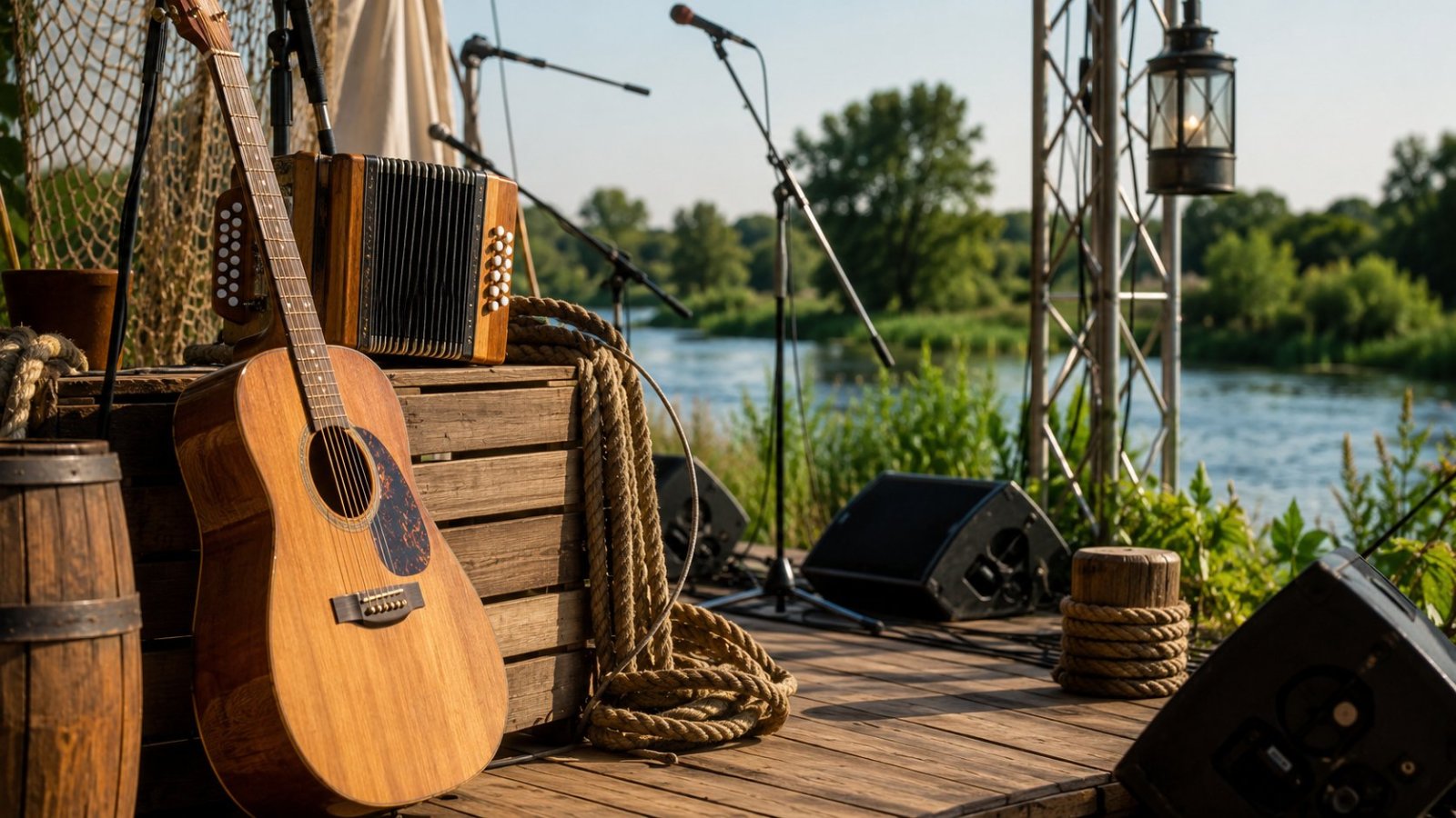 Nowogród. Trwa festiwal szant nad Narwią