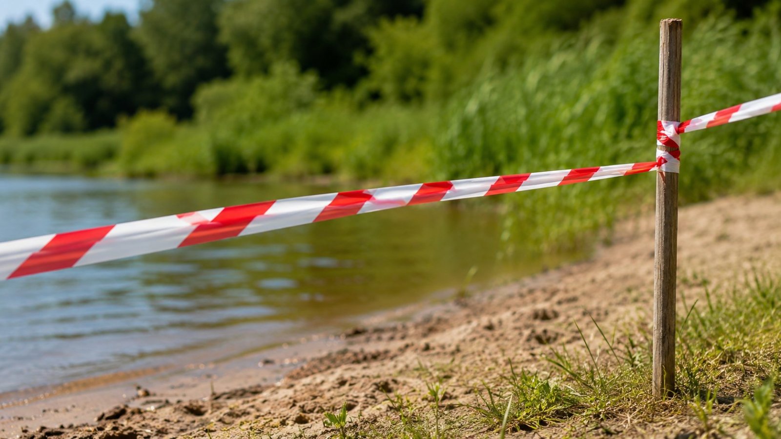 Supraśl. Plaża miejska zamknięta po badaniach wody