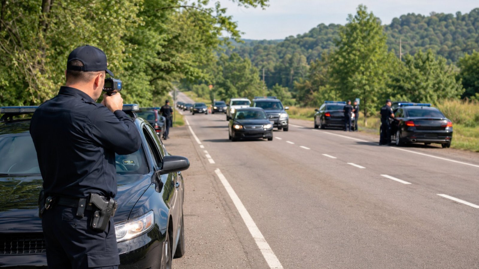 109 przekroczeń prędkości podczas policyjnej akcji w powiecie łomżyńskim