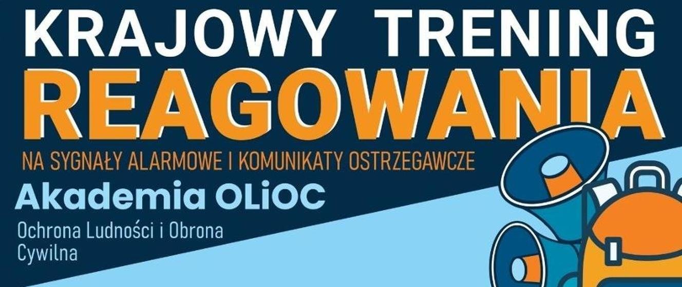 29 sierpnia odbędzie się Krajowy Trening Reagowania
