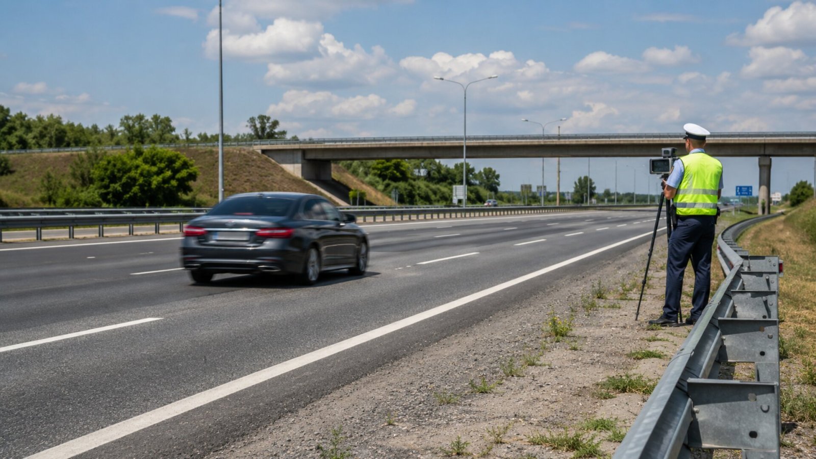Kierowca pędził S8 z prędkością 194 km/h. Dostał 5 tys. zł mandatu