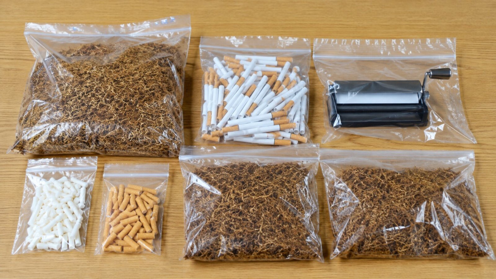Policjanci zabezpieczyli cztery kilogramy nielegalnego tytoniu