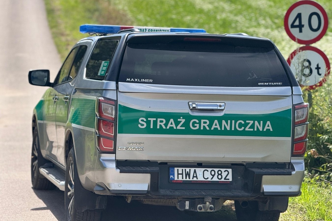 Uciekał przed Strażą Graniczną. Miał blisko 2,5 promila