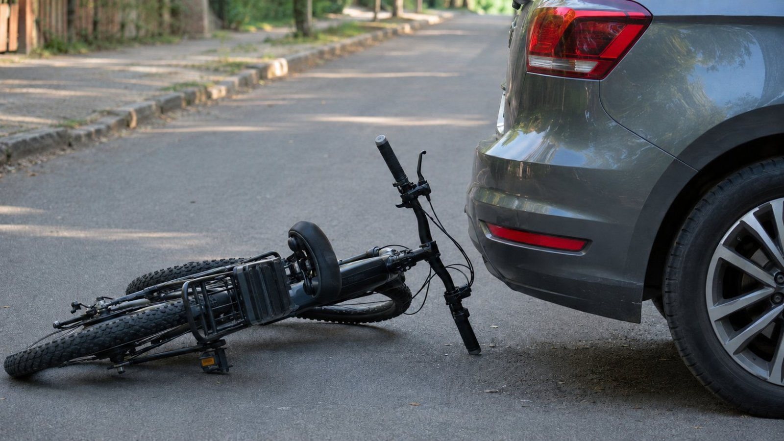 Wysokie Mazowieckie. Nietrzeźwy rowerzysta uderzył w zaparkowane auto