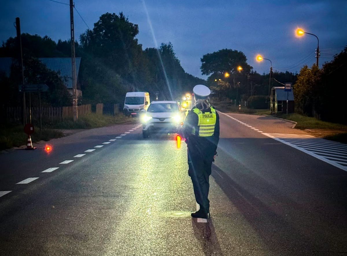 48 kierowców pod wpływem alkoholu podczas akcji podlaskiej policji