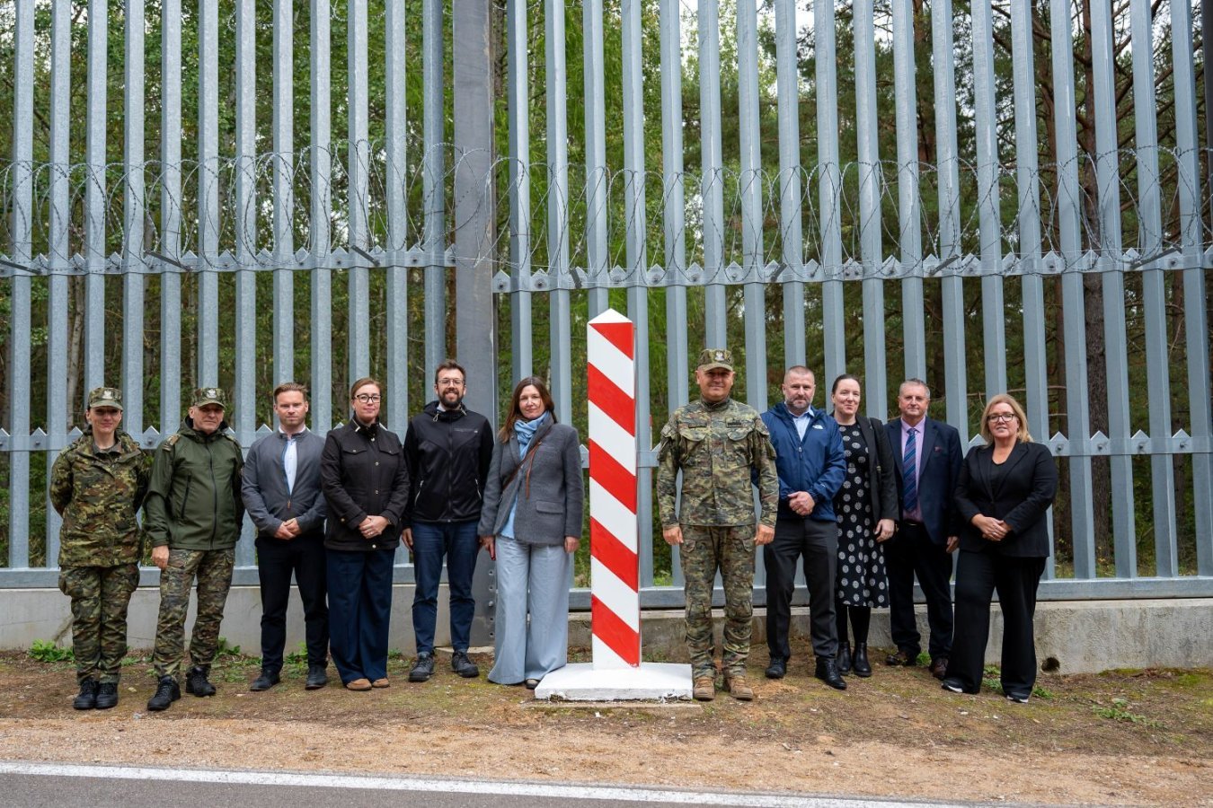 Brytyjska delegacja odwiedziła podlaską Straż Graniczną