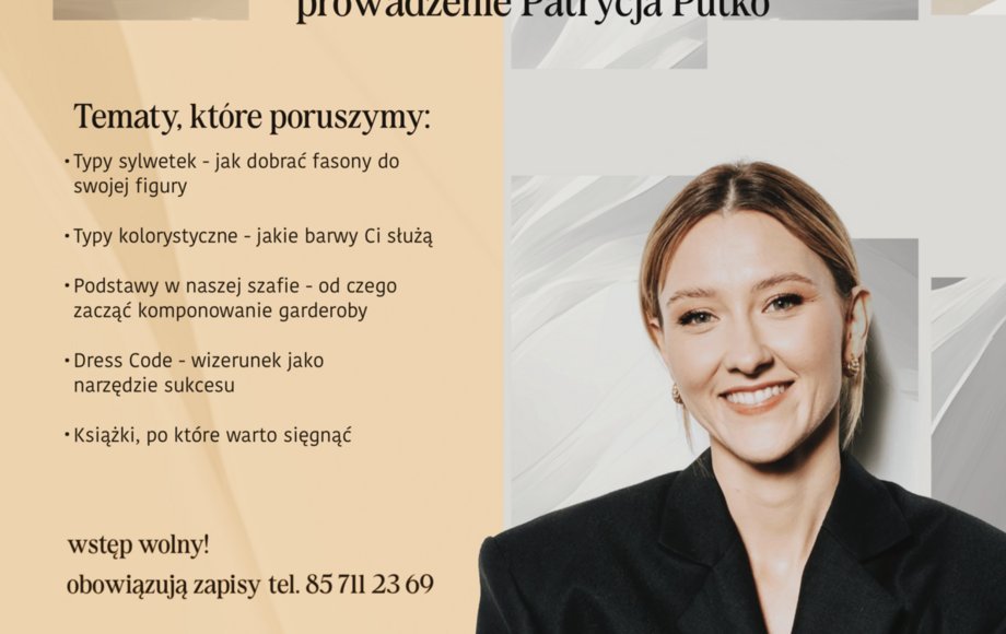 Jak odnaleźć własny styl? Bezpłatny wykład w sokólskiej bibliotece
