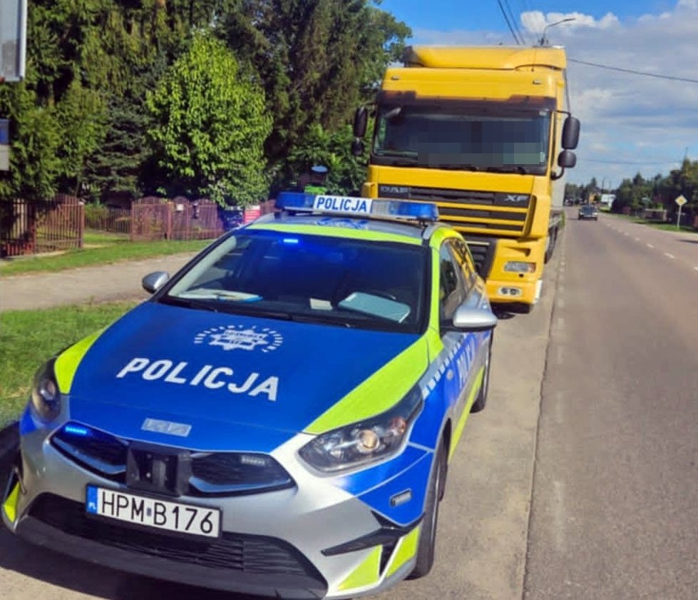 Kontrola ciężarówki w Konarzycach zakończyła się wysokimi karami