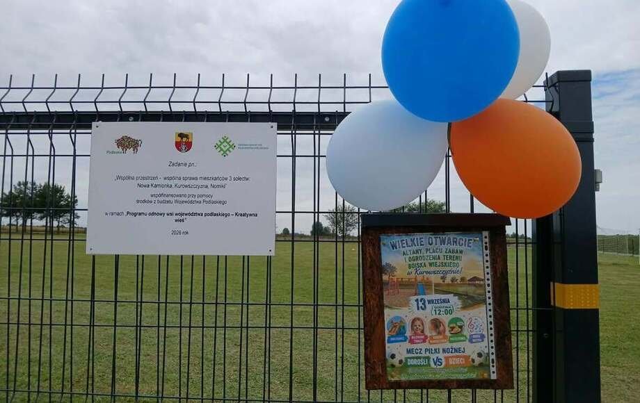 Nowe wspólne przestrzenie w trzech sołectwach gminy Sokółka