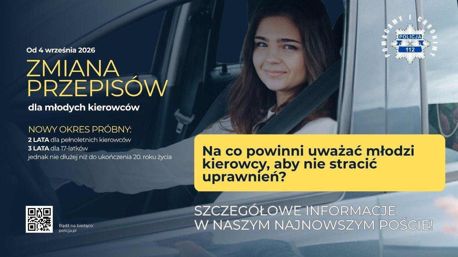 Nowe zasady dla początkujących kierowców. Rusza okres próbny