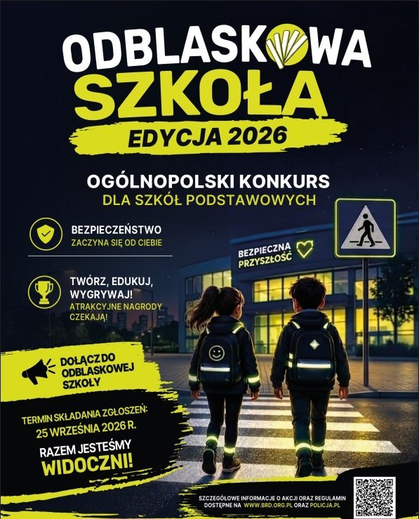 Rusza druga edycja konkursu „Odblaskowa Szkoła”